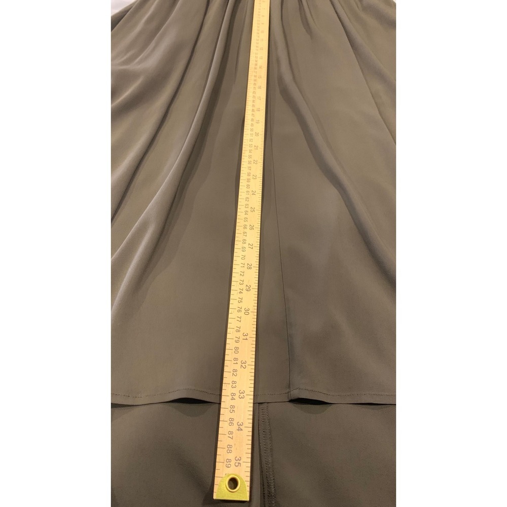 Banana Republic Stretch-Crepe Drop-Waist Maxi Dress Double Chocolate S $260 - Picture 10 of 16
